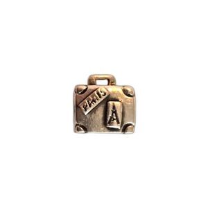 PANDORA Paris Travel Suitcase Charm Sterling Silver Retired Wanderlust Bead